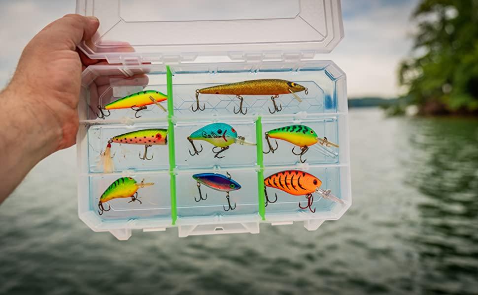 Medium Lure Lock Fishing Tackle Box with TakLogic Technology