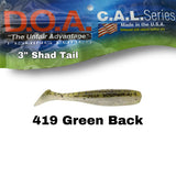 D.O.A. 3” C.A.L. Shad Tail
