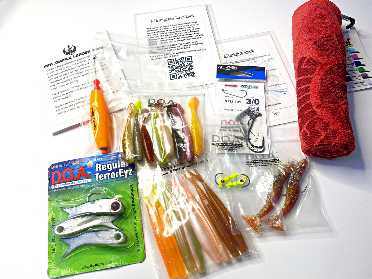 doa lures for surf fishing SWFL HOW DOA Sample Pack – Rebel Fishing Alliance