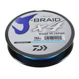 Daiwa J-BraidX4 Braided Main line 150yd spools
