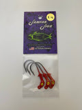 Double barbed Jammer Jig Jigheads