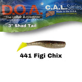 D.O.A. 3” C.A.L. Shad Tail