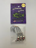 Double barbed Jammer Jig Jigheads
