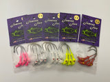 Double barbed Jammer Jig Jigheads