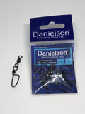 Brass Crane Swivels with Coastlock Snap - Black