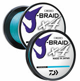 Daiwa J-BraidX4 Braided Main line 150yd spools