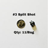 Removable Split Shot Sinkers