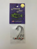 Double barbed Jammer Jig Jigheads