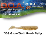 D.O.A. 3” C.A.L. Shad Tail