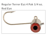 D.O.A. Regular TerrorEyz (Red) Extra Heads 4 pack