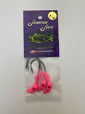 Double barbed Jammer Jig Jigheads