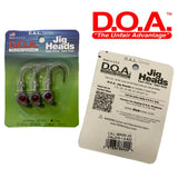 D.O.A. C.A.L. Short Shank Jig Heads 3 Pack