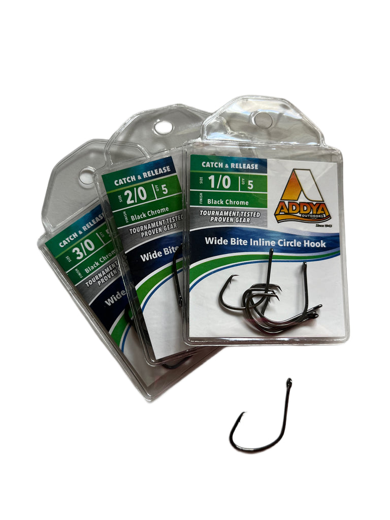 Wide-Bite Inline Circle Hooks Rebel Fishing Alliance Wide-Bite Inline Circle Hooks Rebel Fishing Alliance