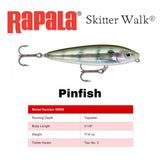 Rapala Skitter Walk® Topwater Lure