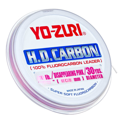 Yo-Zuri FLUOROCARBON DISAPPEARING PINK 30yd Fluorocarbon Leader