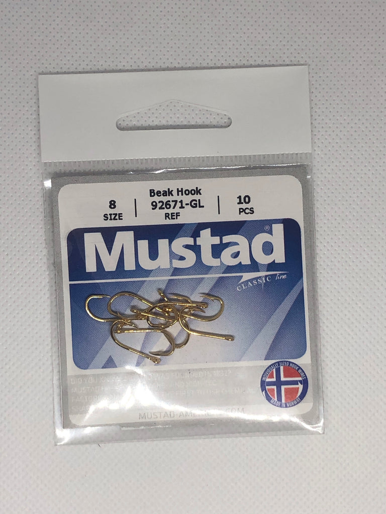 Mustad® Bait Fish Beak Hook 10 Pack – Rebel Fishing Alliance