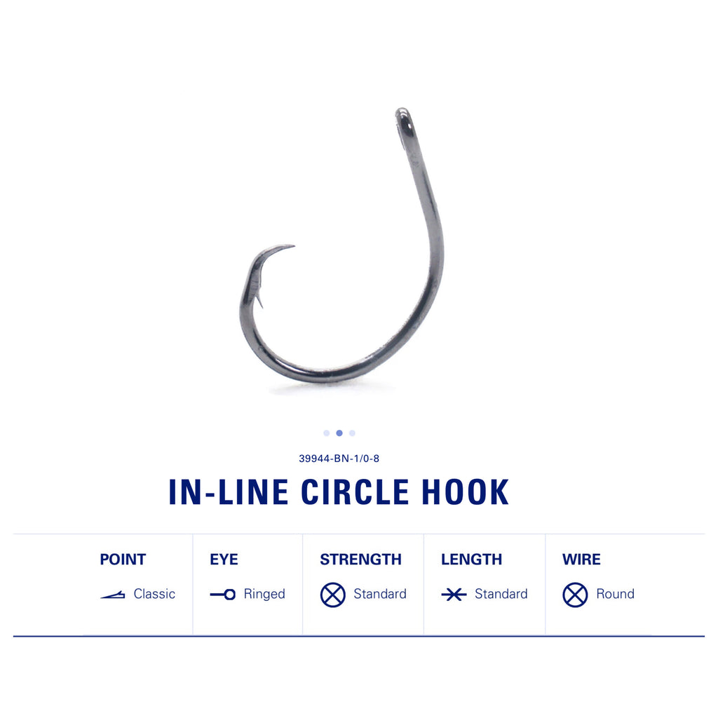 Mustad® Demon Perfect Circle Inline (Tournament Legal) hooks