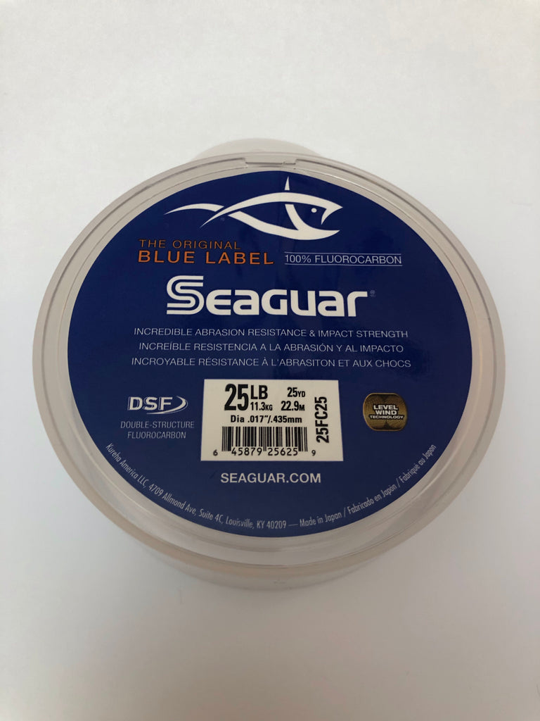 Seaguar Blue Label 25LB 100% Fluorocarbon – Rebel Fishing Alliance