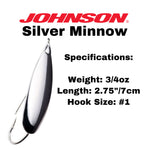 Johnson™ Silver Minnow® Weedless Spoon