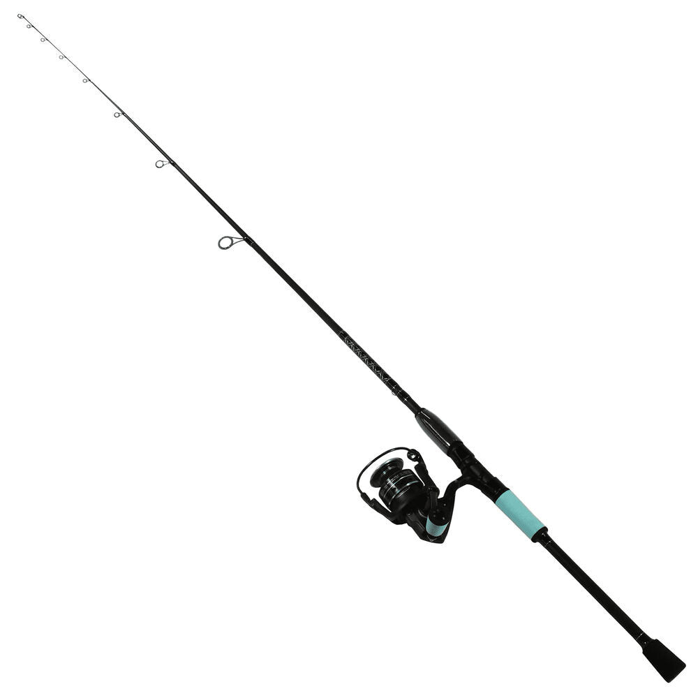 penn 5000 spin reel matched rod PENN® Pursuit III™ LE spinning combo 5000 Reel Teal Winn Grip Accents – Rebel Fishing Alliance
