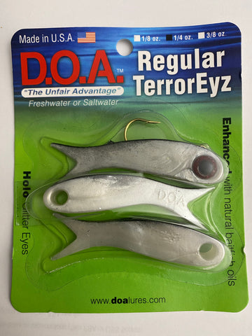 D.O.A Terroryz 1/4oz 3” Rigged 3pk – Rebel Fishing Alliance