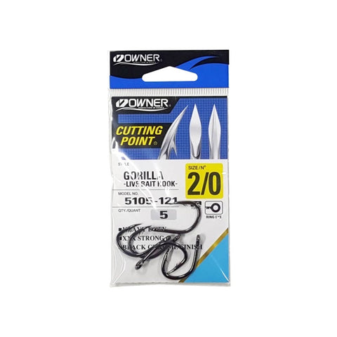 Owner Gorilla Live Bait Hooks – Rebel Fishing Alliance Owner Gorilla Live Bait Hooks – Rebel Fishing Alliance