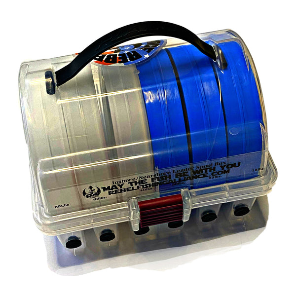 RFA Inshore Leader Spool Box – Rebel Fishing Alliance