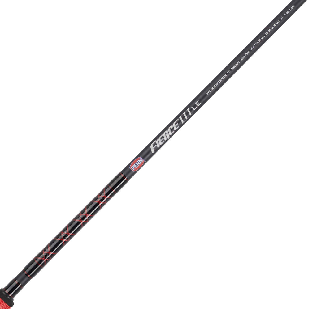 PENN® Fierce® III LE spinning combo 2500 Series Red Winn® Grips – Rebel Fishing Alliance