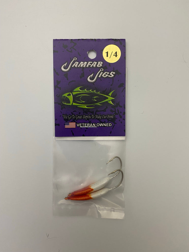 JamFab Glitter Mac Pompano Jig 2 pack – Rebel Fishing Alliance