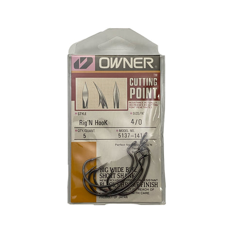 Owner Rig'N Hook 5137 Hooks – Rebel Fishing Alliance Owner Rig'N Hook 5137 Hooks – Rebel Fishing Alliance
