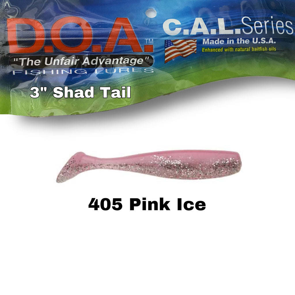 fish 30acre lure D.O.A. 3” C.A.L. Shad Tail – Rebel Fishing Alliance