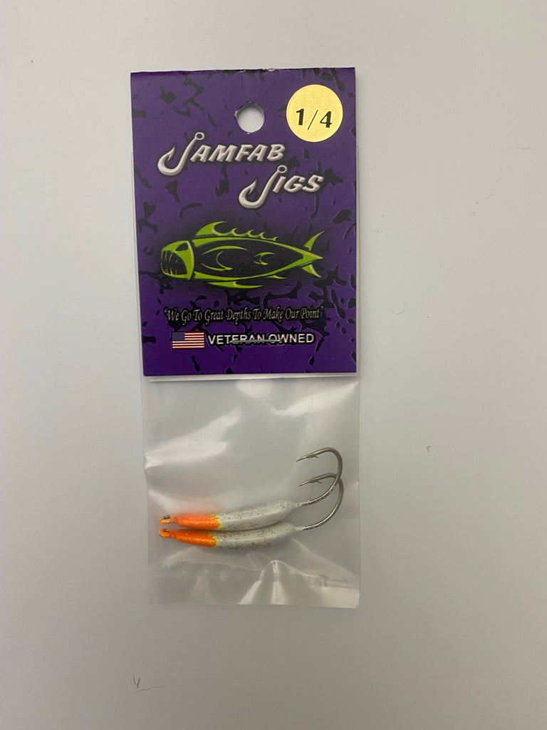 JamFab Glitter Mac Pompano Jig 2 pack – Rebel Fishing Alliance